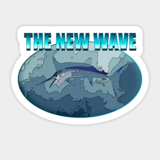 THE NEW WAVE Sticker